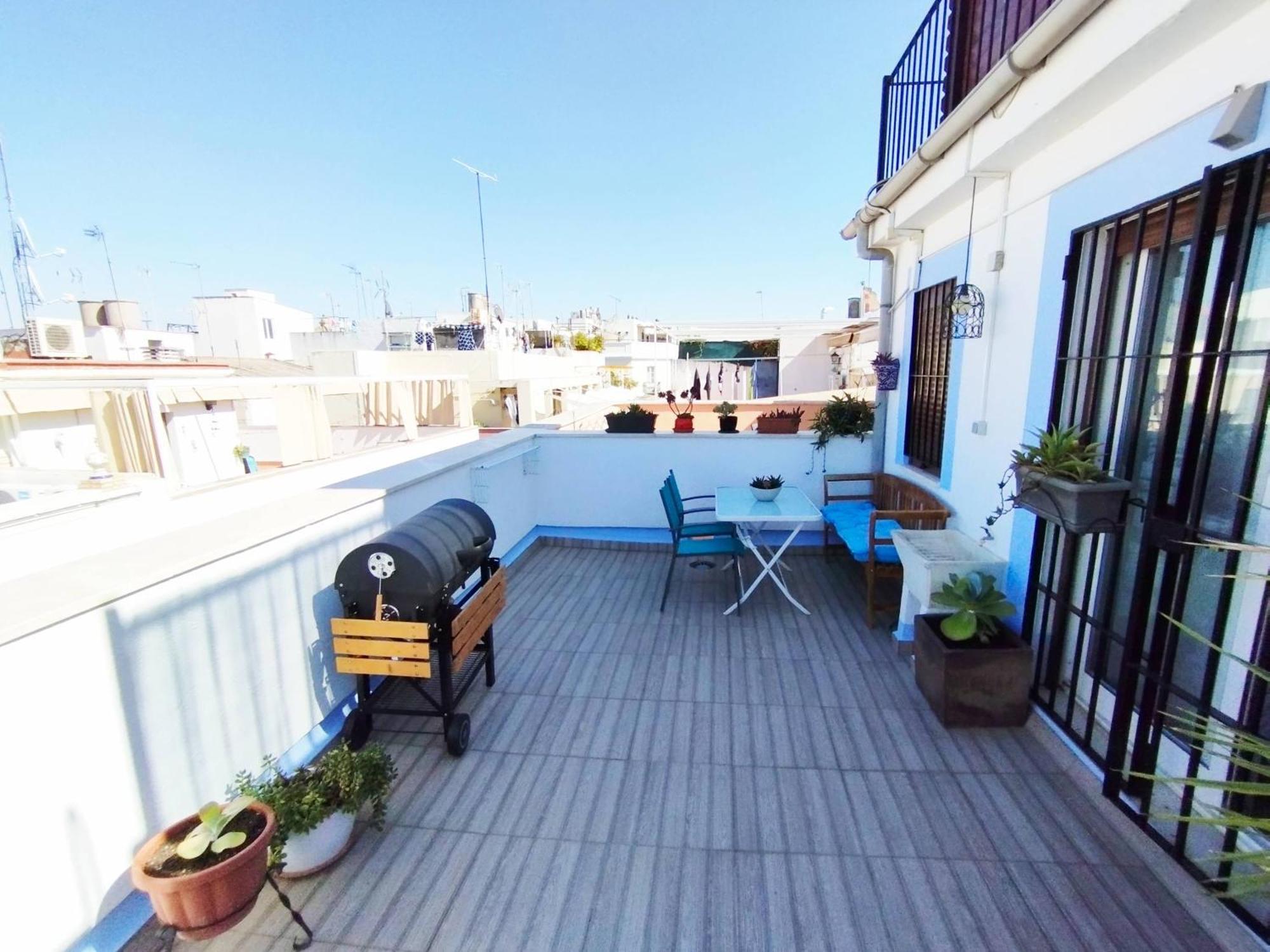Ferienwohnung Casa Gavidia - Duplex With Panoramic View Sevilla Exterior foto